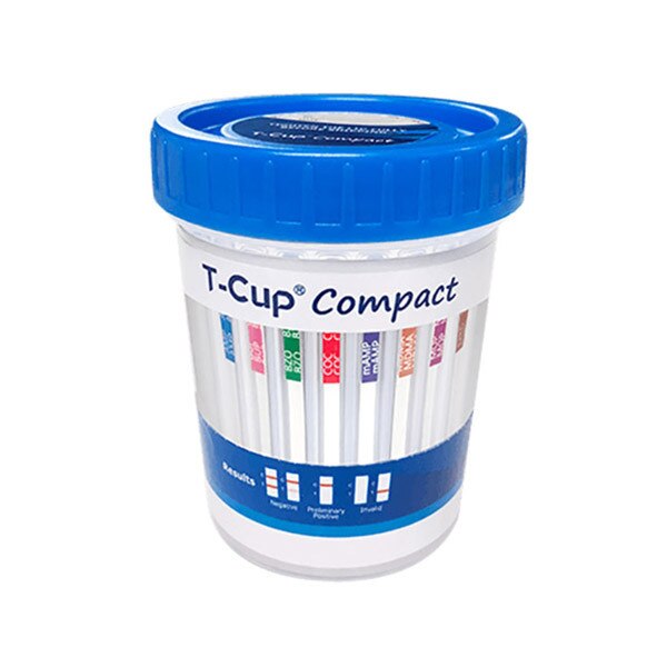 12 Panel 4oz Compact Cup CLIA WAIVED AMP / BAR / BUP / BZO / COC